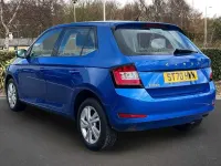 Used Skoda Fabia SE 95 HP (69 kW) 2020 Blue Hatchback