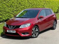 Used Nissan Pulsar Tekna 2014 Red Hatchback