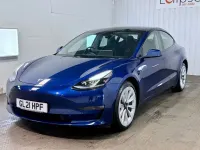 Used Tesla Model 3 Long Range AWD 366 kW (498 HP) 2021 Blue Sedan