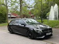 Usado Mercedes CLA220 AMG line 2018 Preto Sedan