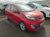 Used Kia Picanto 84 HP (61 kW) 2014 Red Hatchback