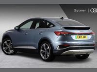 Used Audi Q4 Sportback e-tron S-Line 125 kW (170 HP) 2021 Blue SUV