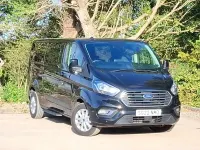 Used Ford Tourneo Custom Zetec 105 HP (77 kW) 2022 Black Van