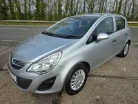 Used Vauxhall Corsa Edition 73 HP (53 kW) 2013 Silver Hatchback