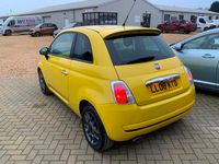Used Fiat 500 Sport 69 HP (50 kW) 2008 Yellow Hatchback