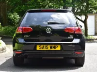 Used VW Golf VII Match 105 HP (77 kW) 2015 Black Hatchback