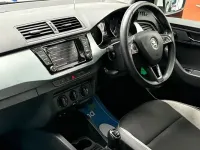 Used Skoda Fabia SE 75 HP (55 kW) 2017 White Hatchback