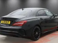 Used Mercedes CLA200 AMG line 156 HP (114 kW) 2019 Black Coupe