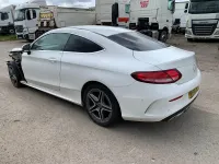 Used Mercedes C200 AMG line 2018 White Coupe
