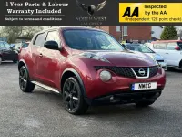 Used Nissan Juke N-TEC 117 HP (86 kW) 2014 Red SUV