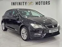 Used Seat Leon SE Dynamic 130 HP (95 kW) 2019 Black Hatchback