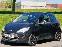 Used Ford Ka Zetec 2016 Black Hatchback