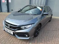 Used Honda Civic SR 126 HP (92 kW) 2018 Grey Hatchback