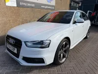 Used Audi A4 Black Edition 177 HP (130 kW) 2014 White Estate