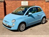 Used Fiat 500 Lounge 69 HP (50 kW) 2013 Blue Hatchback