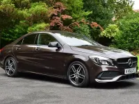 Begagnad Mercedes CLA180 AMG line 122 HK (89 kW) 2016 Brun Sedan