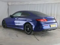Used Mercedes C220 AMG line 194 HP (142 kW) 2018 Blue Coupe