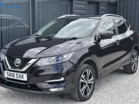 Used Nissan Qashqai N-Connecta 110 HP (80 kW) 2018 Black SUV