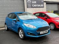 Used Ford Fiesta Zetec 2015 Blue Hatchback