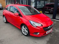 Used Vauxhall Corsa SRi 100 HP (73 kW) 2015 Red Hatchback