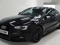 Used Audi A5 Black Edition 190 HP (139 kW) 2016 Phantom black Coupe