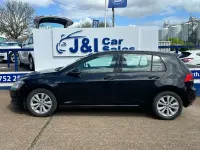 Begagnad VW Golf VII SE 105 HK (77 kW) 2013 Svart Halvkombi