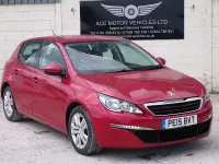 Used Peugeot 308 Active 100 HP (73 kW) 2015 Red Hatchback