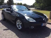 Used Mercedes SLK200 184 HP (135 kW) 2009 Black Cabriolet
