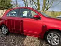 Used Nissan Micra Acenta 98 HP (72 kW) 2011 Red Hatchback