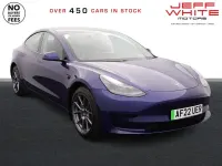 Used Tesla Model 3 Standard Range Plus 235 kW (320 HP) 2022 Blue Sedan