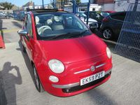 Usado Fiat 500C Lounge 2009 Vermelho Cabrios