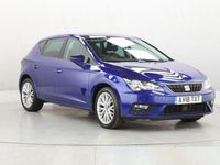 Used Seat Leon SE Dynamic 110 HP (80 kW) 2018 Blue Hatchback