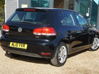 Used VW Golf VI SE 105 HP (77 kW) 2010 Black Hatchback