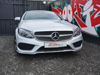 Used Mercedes C220 AMG Line Premium Plus 170 HP (125 kW) 2016 Silver Coupe