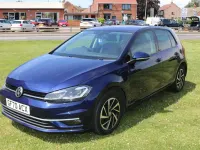 Used VW Golf VII Edition 150 HP (110 kW) 2020 Blue Hatchback