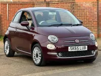 Used Fiat 500 Lounge 69 HP (50 kW) 2015 Red Hatchback