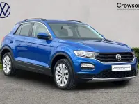 Used VW T-Roc SE 115 HP (84 kW) 2020 Ravenna blue SUV
