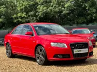 Used Audi A4 S-Line 2007 Red Sedan