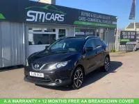Used Nissan Qashqai Tekna 110 HP (80 kW) 2016 Black SUV