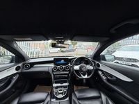 Used Mercedes C220 AMG line 194 HP (142 kW) 2019 Grey Sedan