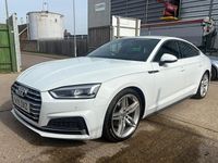 Used Audi A5 Sportback S-Line 190 HP (139 kW) 2019 White Hatchback