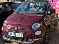 Used Fiat 500 Lounge 2016 Red Hatchback