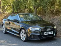 Used Audi A3 Cabriolet S-Line 2016 Black Cabriolet