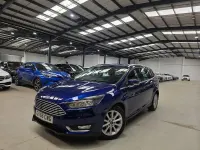 Used Ford Focus Titanium 125 HP (91 kW) 2016 Blue Estate