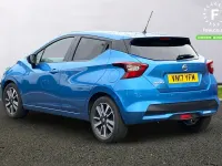 Used Nissan Micra N-Connecta 90 HP (66 kW) 2017 Blue Hatchback