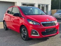 Begagnad Peugeot 108 Allure 72 HK (52 kW) 2020 Röd Halvkombi