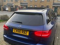 Used Mercedes C220 AMG line 2016 Blue Estate
