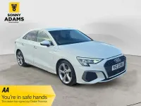 Used Audi A3 S-Line 110 HP (80 kW) 2021 White Sedan