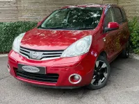 Used Nissan Note N-TEC 90 HP (66 kW) 2013 Red Hatchback