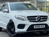 Used Mercedes GLE250 AMG line 204 HP (150 kW) 2016 White Estate